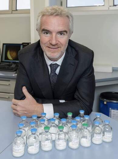 Ignasi Biosca, en la sede que la farmacéutica tiene en Sant Joan Despí (Fotografía: Reig Jofré)