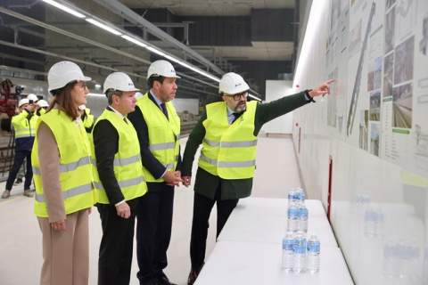 Les obres del futur accés ferroviari a l’aeroport del Prat entren en la seva recta final