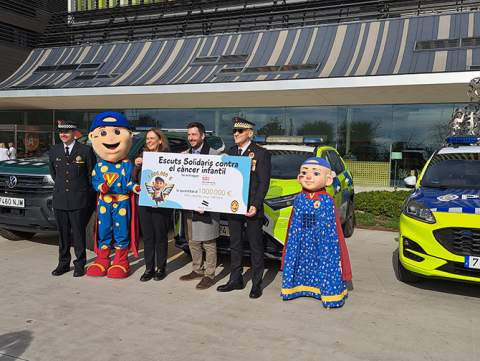 La iniciativa #PelsValents mobilitza prop de 200 cossos policials i supera el milió d’euros recaptats