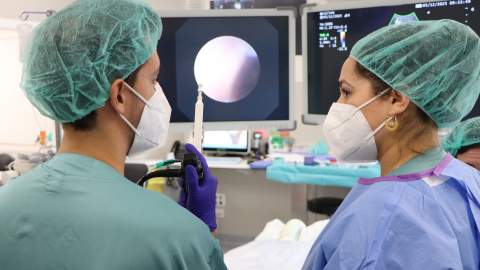 L’Hospital de Viladecans avança en la detecció precoç del càncer de pulmó amb la incorporació de l’ecobroncoscòpia lineal