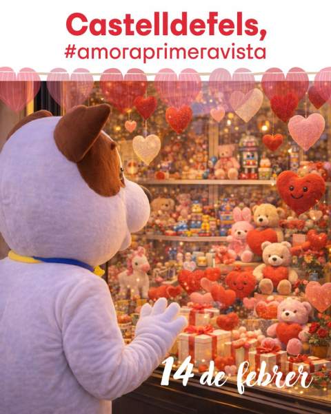 La campanya 'AMOR a primera vista' impulsa el comerç local per Sant Valentí