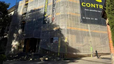 Es reprenen les obres de l'edifici de l’Ajuntament després de finalitzar el nou procés de licitació