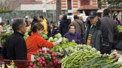 Mercat de pagès al Prat (Fotografia: Ajuntament)