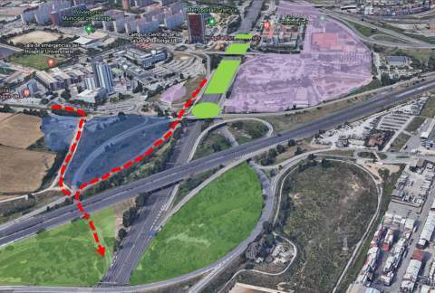 El PDU Biopol-Granvia no situarà edificacions i aprofitaments privats al costat de l’entorn de Cal Trabal (Imatge: Ajuntament de L'Hospitalet)