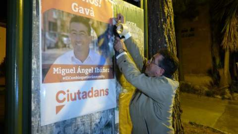 Miguel Ángel Ibáñez, candidato de Ciudadanos en Gavà (Fotografía: Elbruguersdigital.cat)