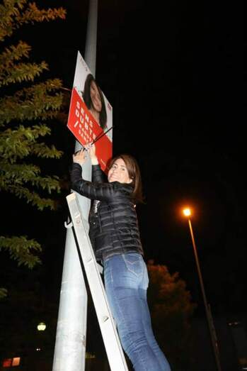 La alcaldesa de Gavà y candidata del PSC, Raquel Sánchez