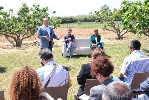 La presentación del Parque Agroalimentario del Delta ha tenido lugar esta mañana en el Agrópolis (Fotografía: Cristina Diestro)