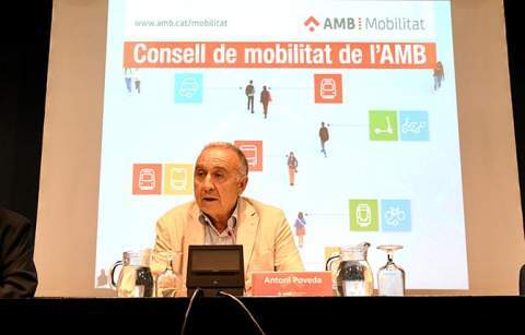 Antoni Poveda, vicepresident de Mobilitat, Transport i Sostenibilitat de l’AMB
