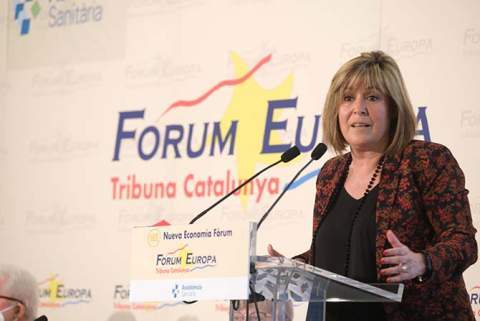 Núria Marín, alcaldesa de L'Hospitalet