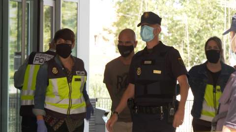 Imagen de la detención de Gelí el pasado mes de junio
