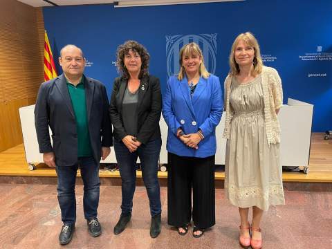 De izquierda a derecha: Ruiz, Jordà, Badia y Moret