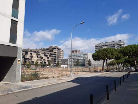 Las dos parcelas de la avenida Pau Casals (Imagen: Departament de Territori)