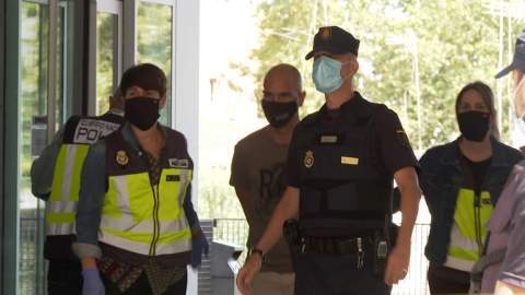 Imatge de la detenció de Galí el passat mes de juny