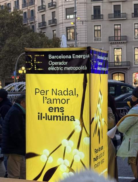 Barcelona Energia garanteix un Nadal més sostenible a Sant Boi i Sant Feliu amb enllumenat 100% renovable