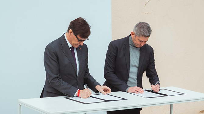 Generalitat i Ajuntament de l'Hospitalet signen l'acord definitiu per al soterrament de la Granvia