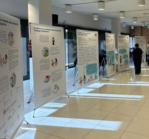 La Diputació presenta una nova exposició sobre els drets de les persones amb discapacitat