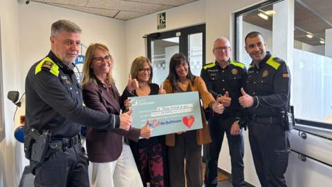 La Policia Local recapta més d’11.000 euros per a l’Institut Guttmann